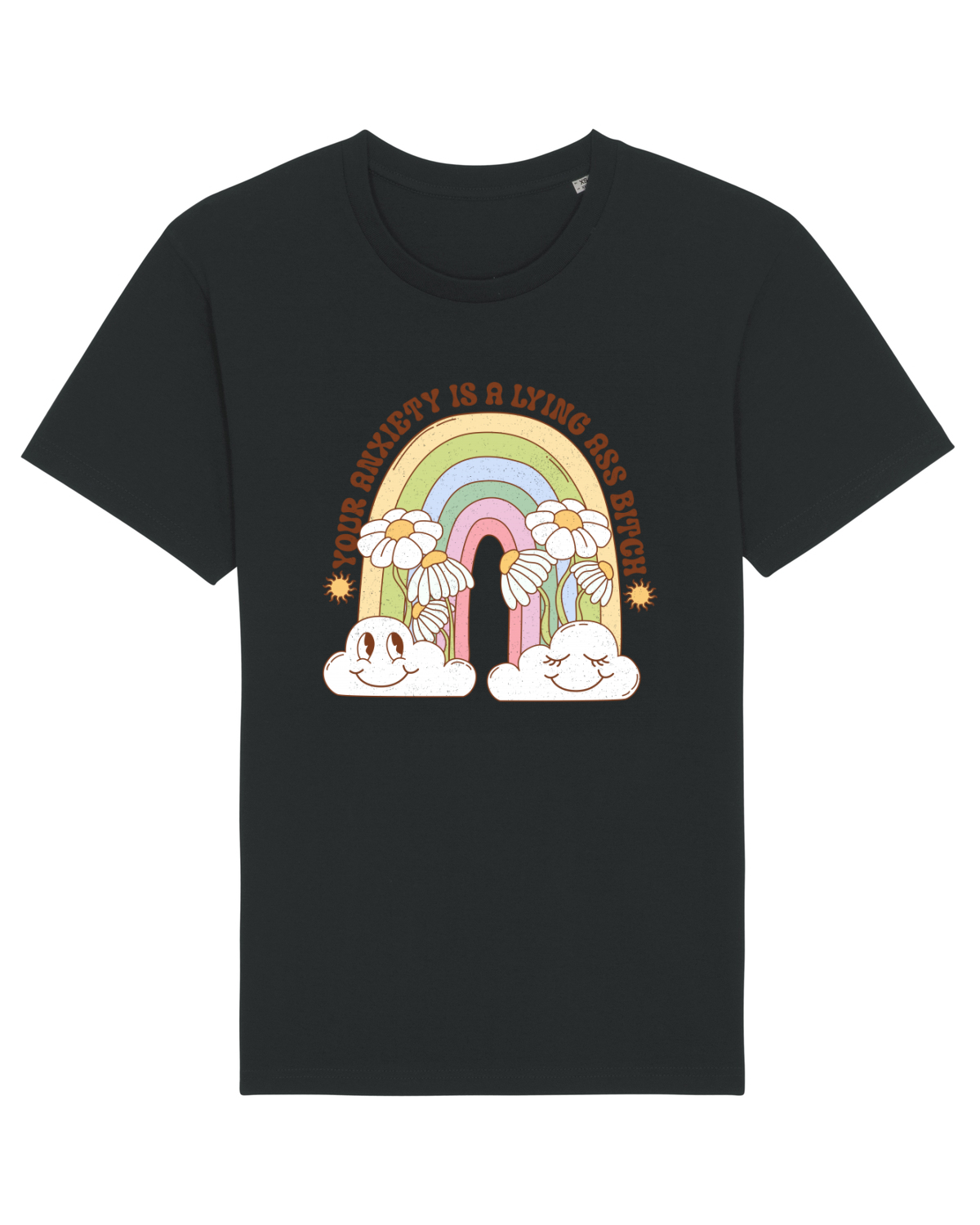 Tricou mânecă scurtă Unisex Rocker Black