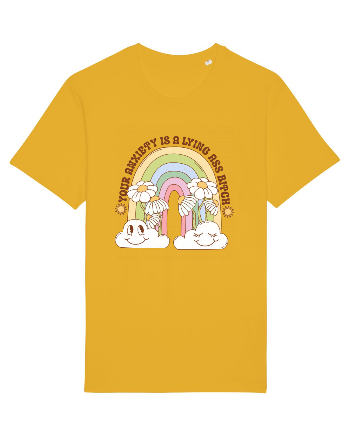 Tricou mânecă scurtă Unisex Rocker Spectra Yellow