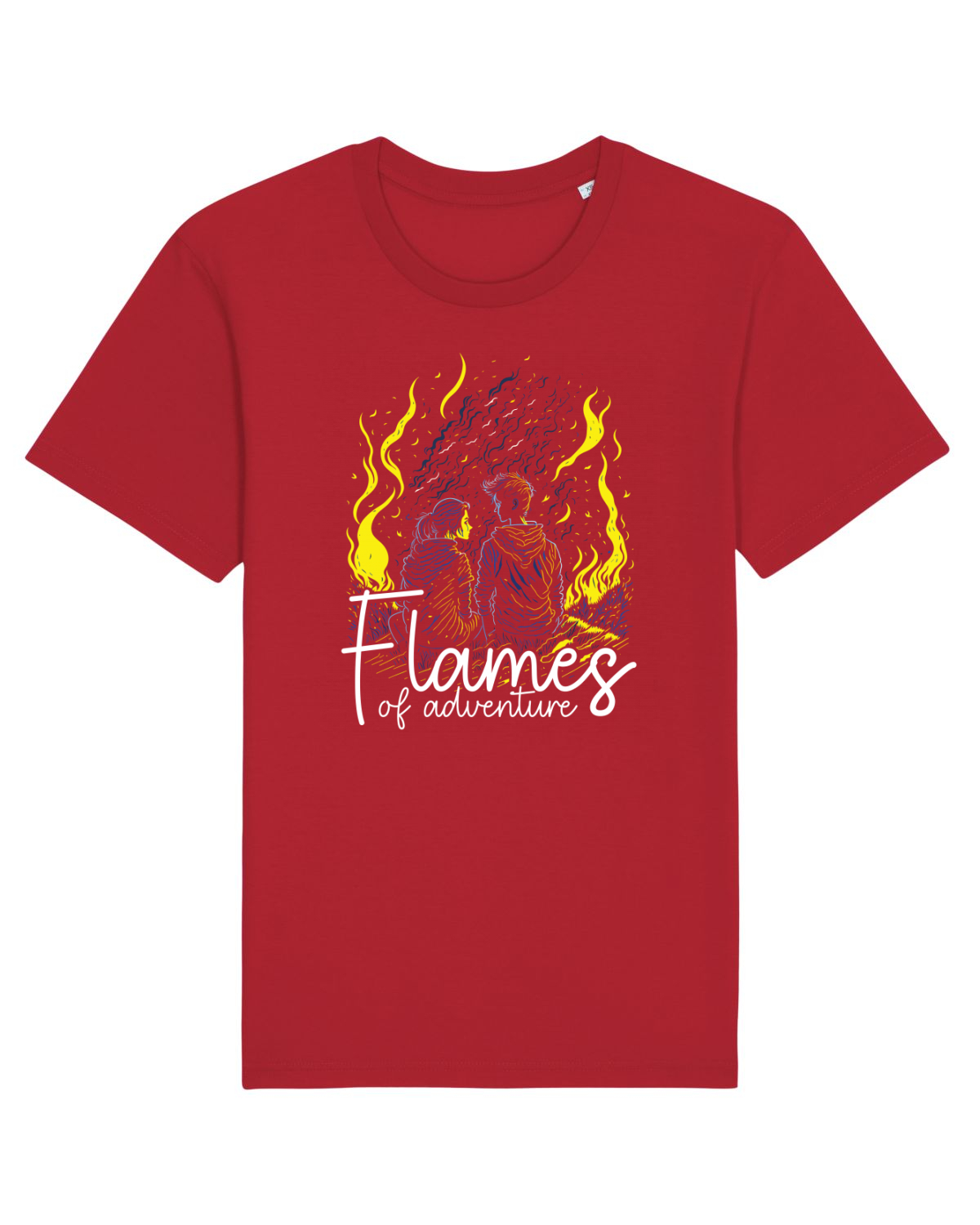 Tricou mânecă scurtă Unisex Rocker Red