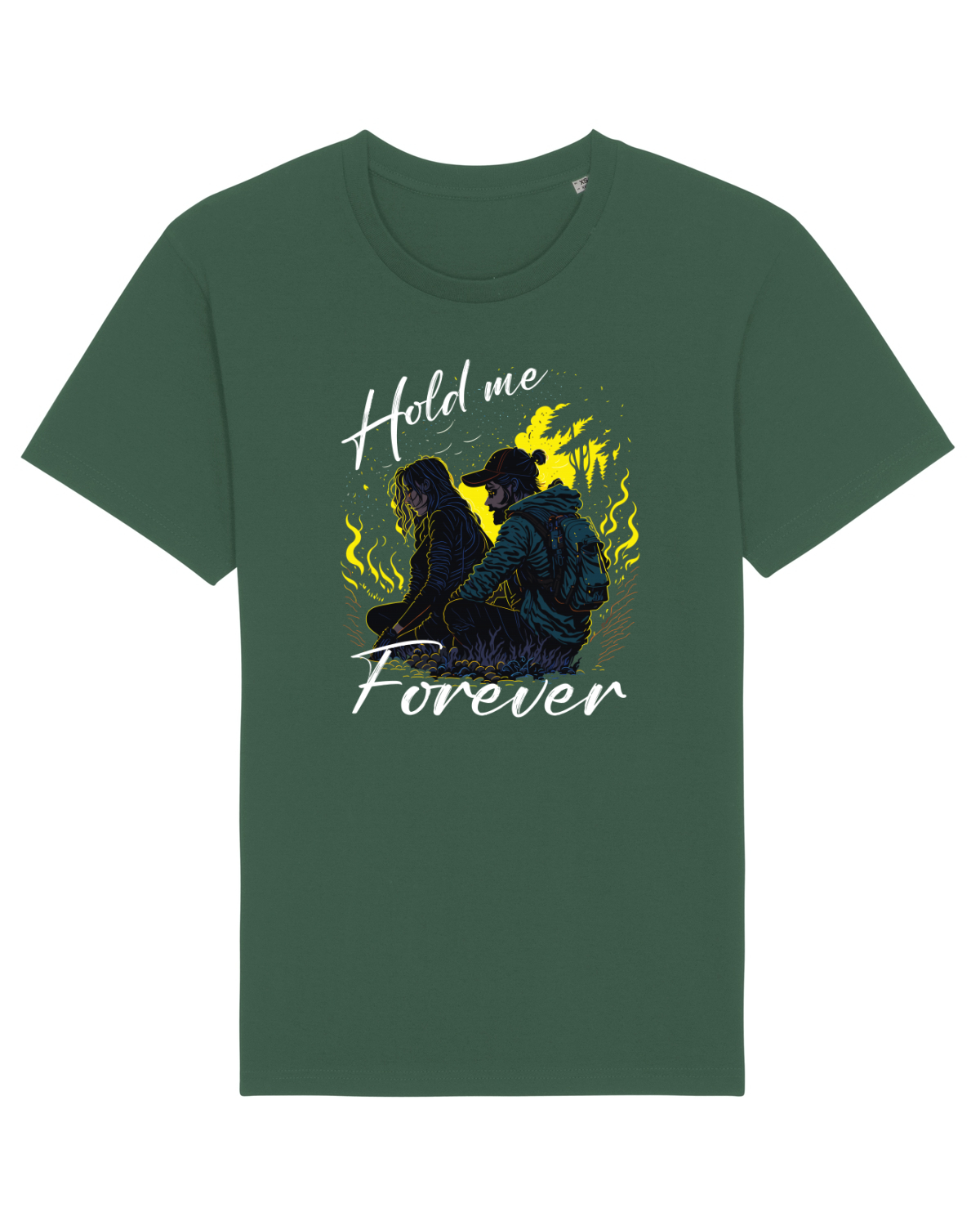 Tricou mânecă scurtă Unisex Rocker Bottle Green