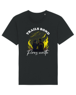 pt montaniarzii îndrăgostiți - Trails bond, fires unite Tricou mânecă scurtă Unisex Rocker