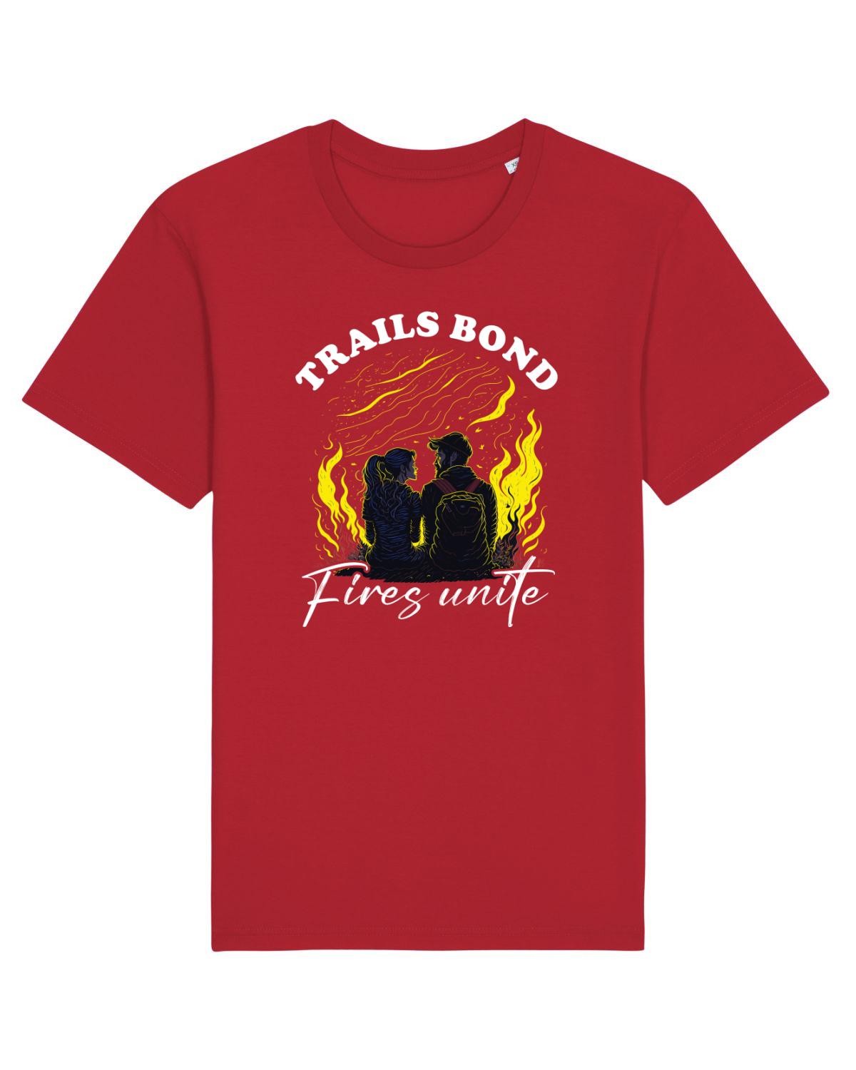 Tricou mânecă scurtă Unisex Rocker Red