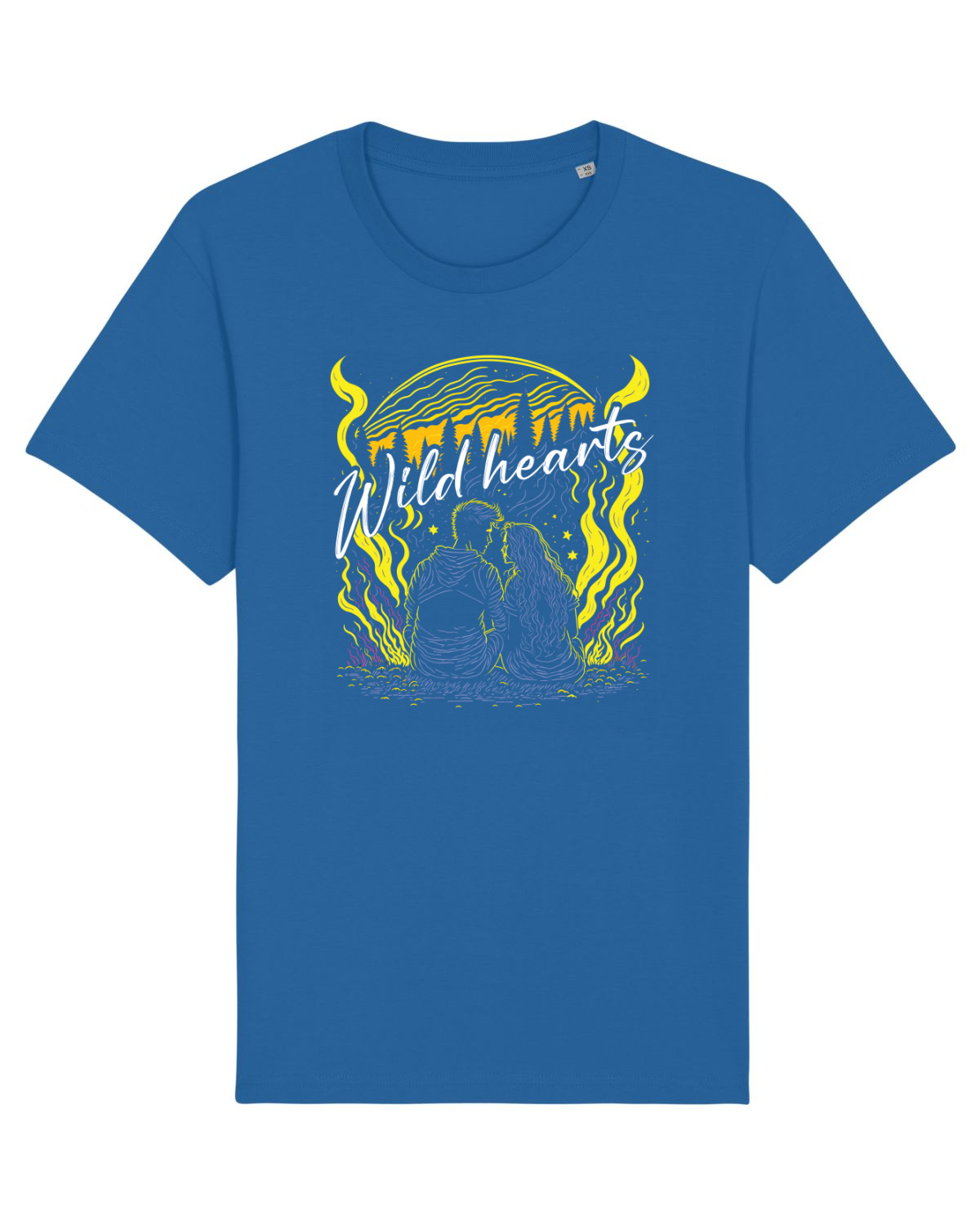 Tricou mânecă scurtă Unisex Rocker Royal Blue