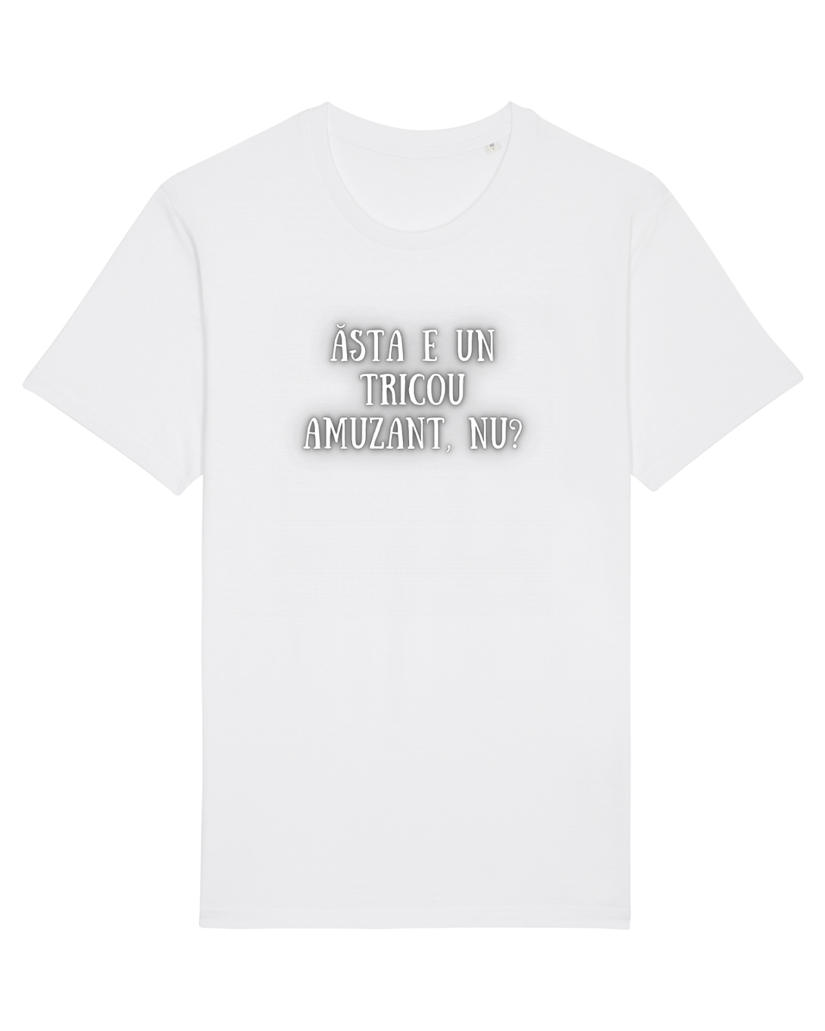Tricou mânecă scurtă Unisex Rocker White