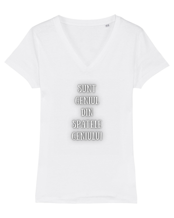 SUNT GENIUL DIN SPATELE GENIULUI White