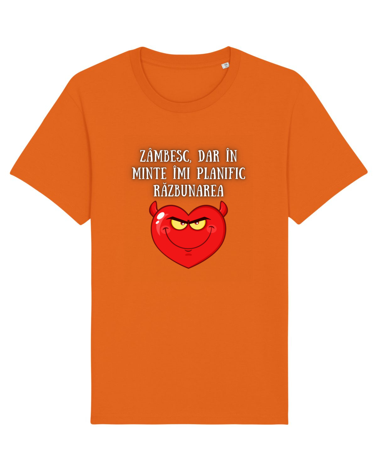 Tricou mânecă scurtă Unisex Rocker Bright Orange