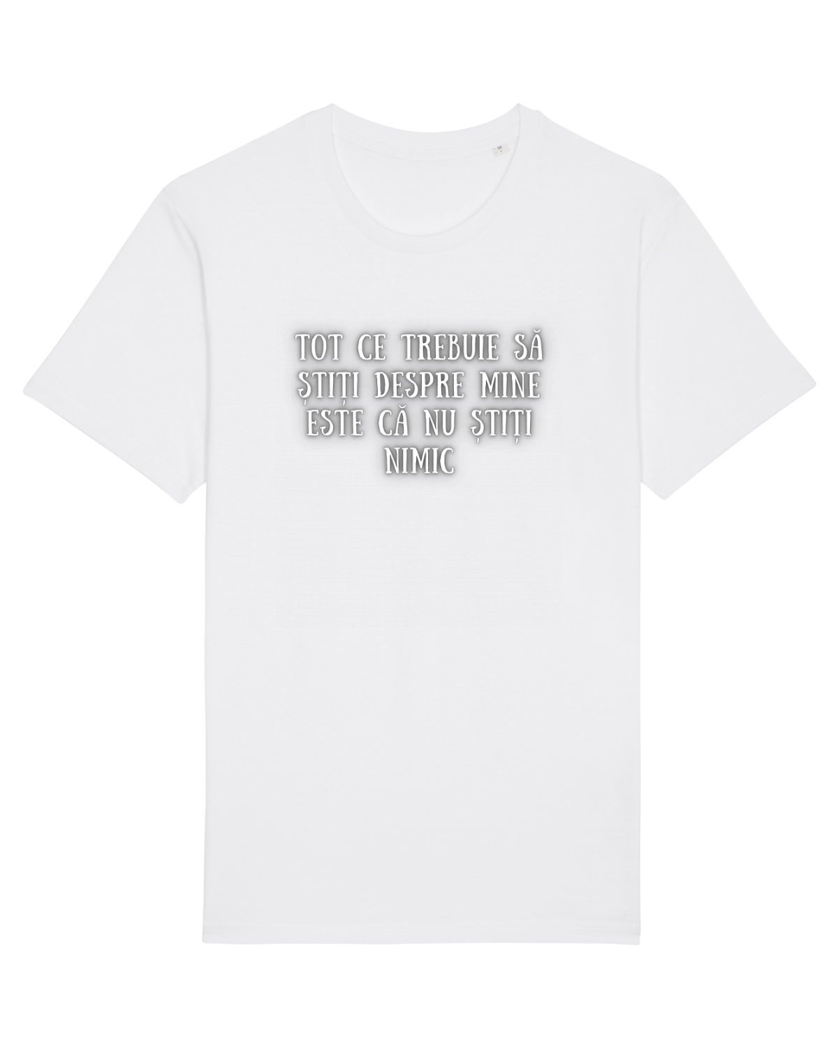 Tricou mânecă scurtă Unisex Rocker White