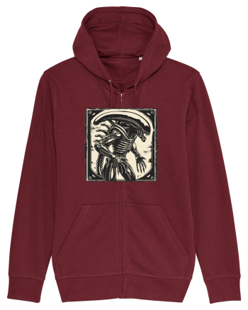  Alien Skeleton -  Sci-Fi Original | Design Unic Burgundy