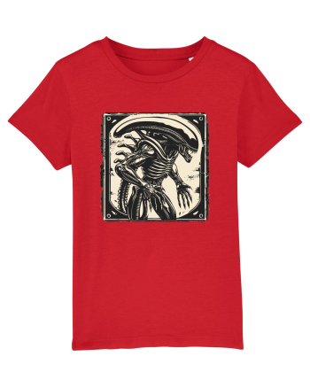  Alien Skeleton -  Sci-Fi Original | Design Unic Red