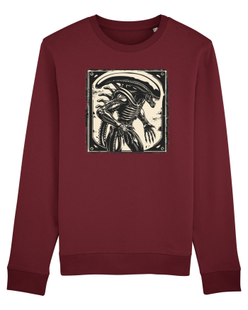  Alien Skeleton -  Sci-Fi Original | Design Unic Burgundy