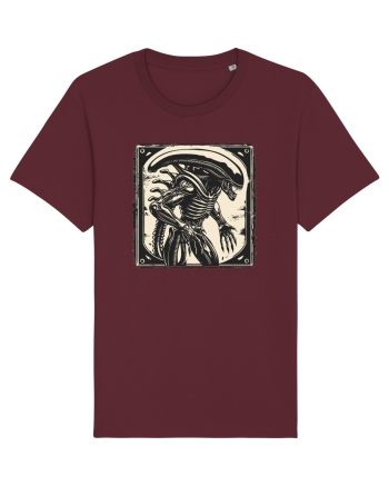  Alien Skeleton -  Sci-Fi Original | Design Unic Burgundy