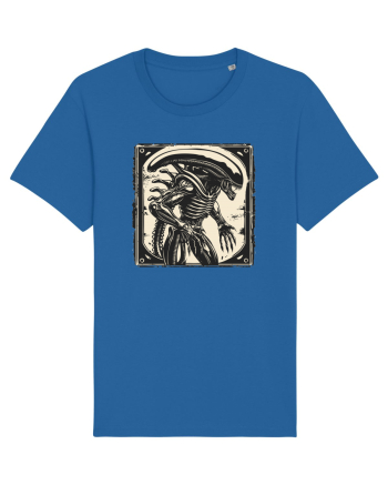  Alien Skeleton -  Sci-Fi Original | Design Unic Royal Blue