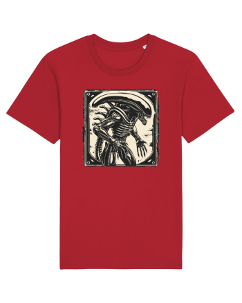  Alien Skeleton -  Sci-Fi Original | Design Unic Red