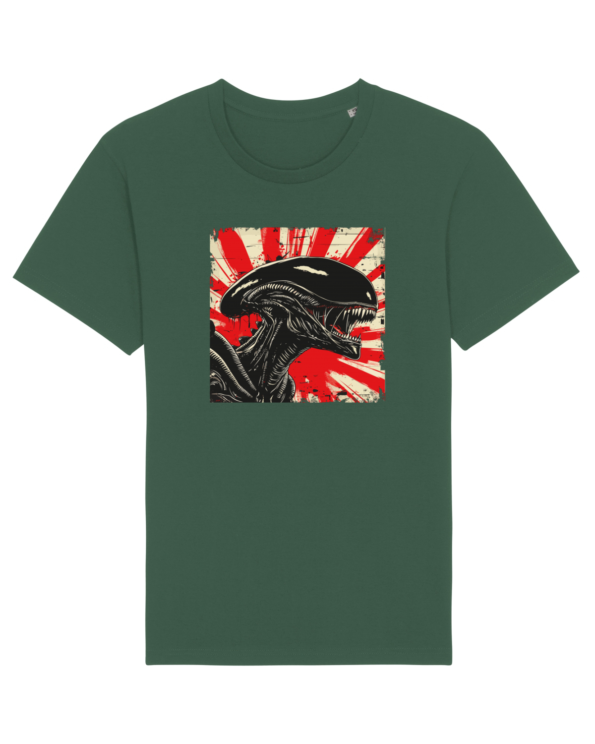 Tricou mânecă scurtă Unisex Rocker Bottle Green