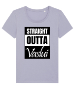 Direct din Vaslui Tricou mânecă scurtă guler larg fitted Damă Expresser