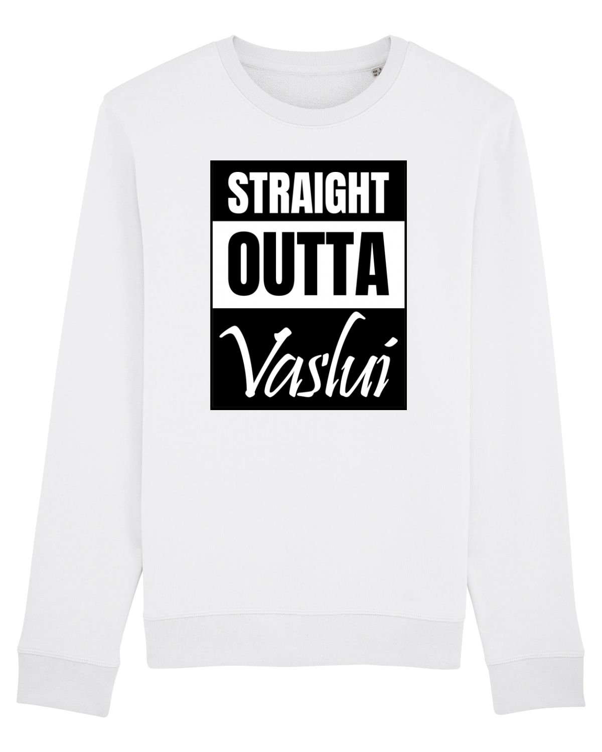 Bluză mânecă lungă Unisex Rise White