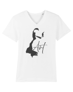Smoking Art Tricou mânecă scurtă guler V Bărbat Presenter