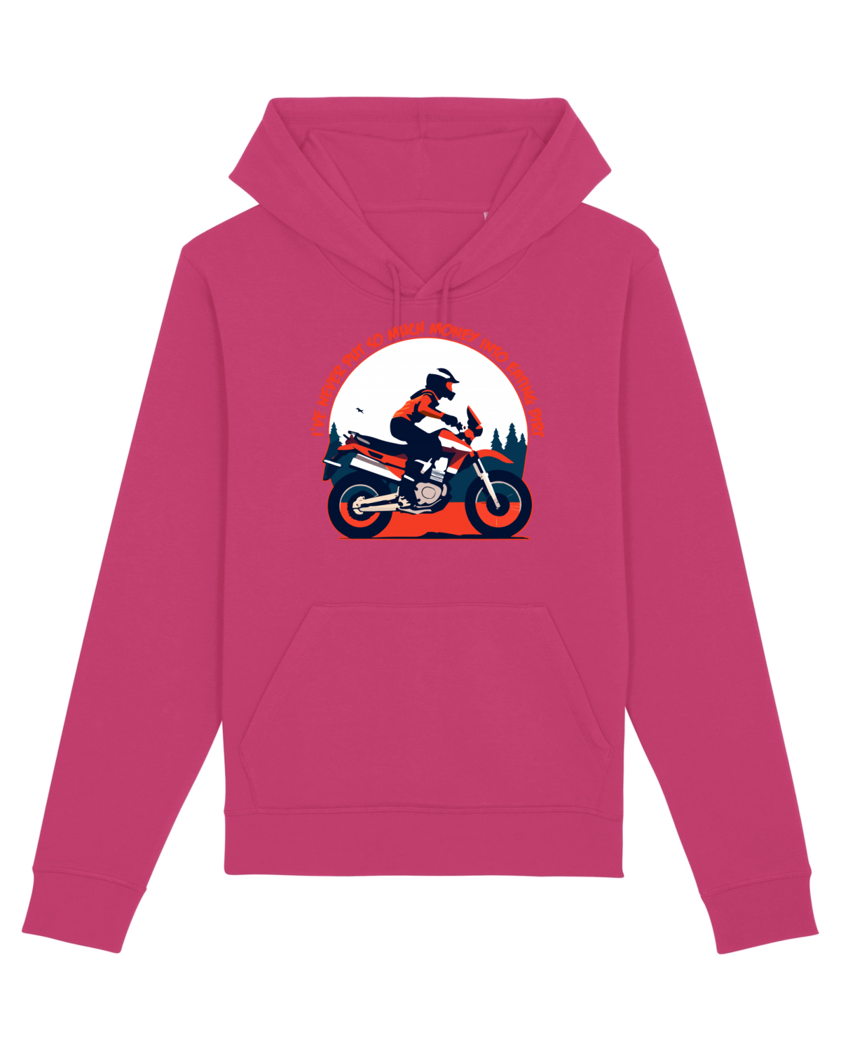 Hanorac Unisex Drummer Raspberry