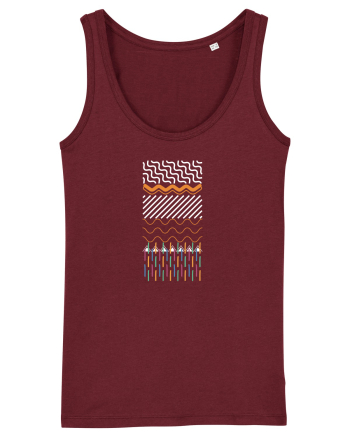 Lines Burgundy