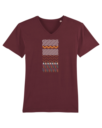 Lines Burgundy
