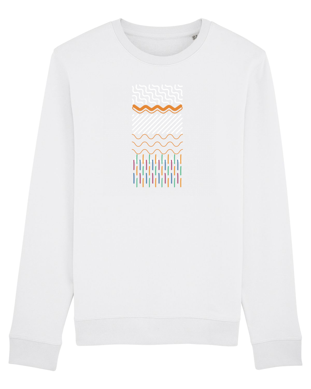 Bluză mânecă lungă Unisex Rise White
