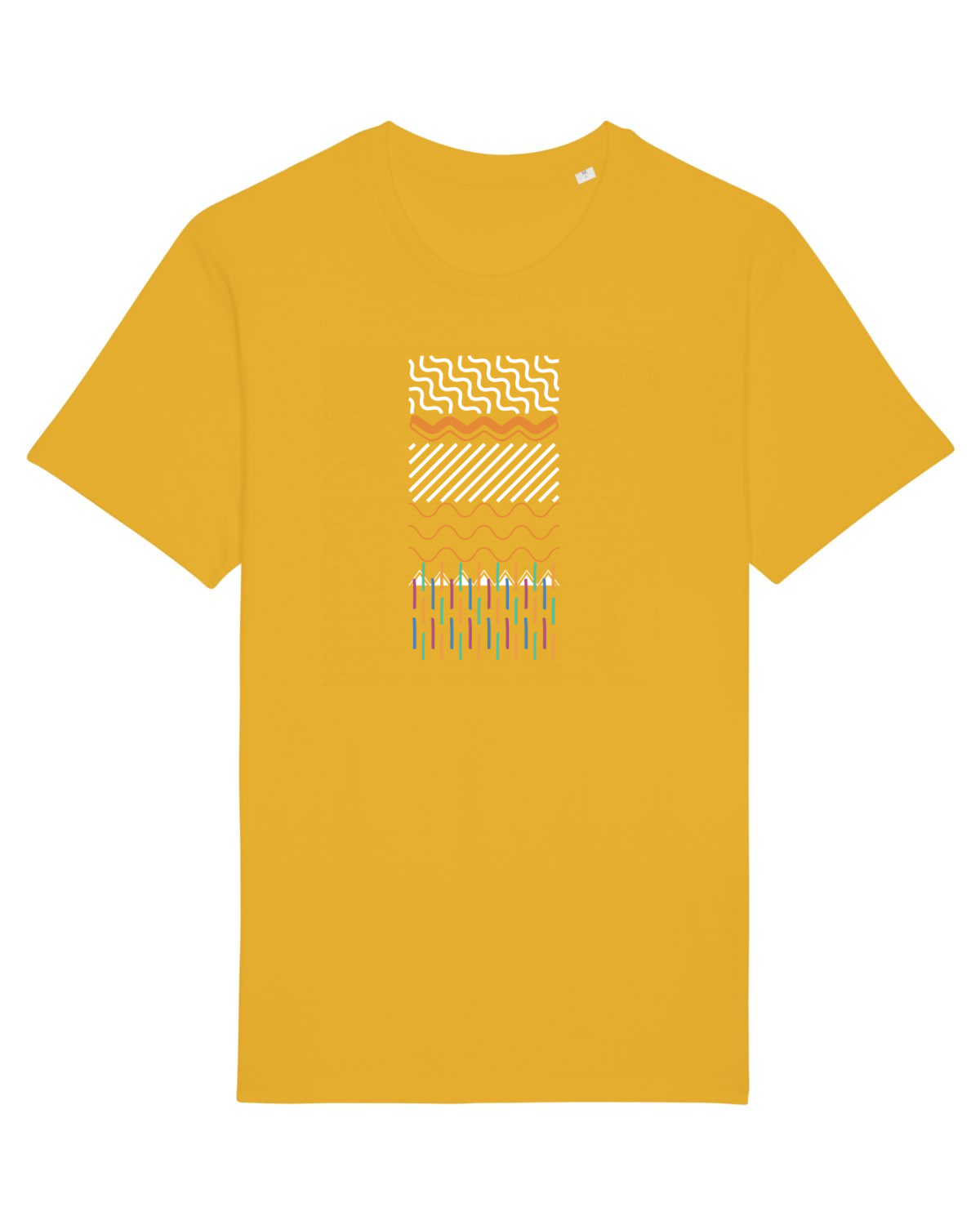 Tricou mânecă scurtă Unisex Rocker Spectra Yellow