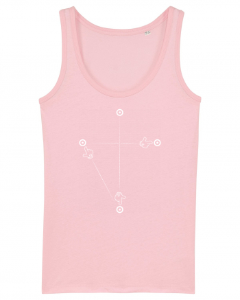 Crucea ortodoxa - fundal inchis Cotton Pink