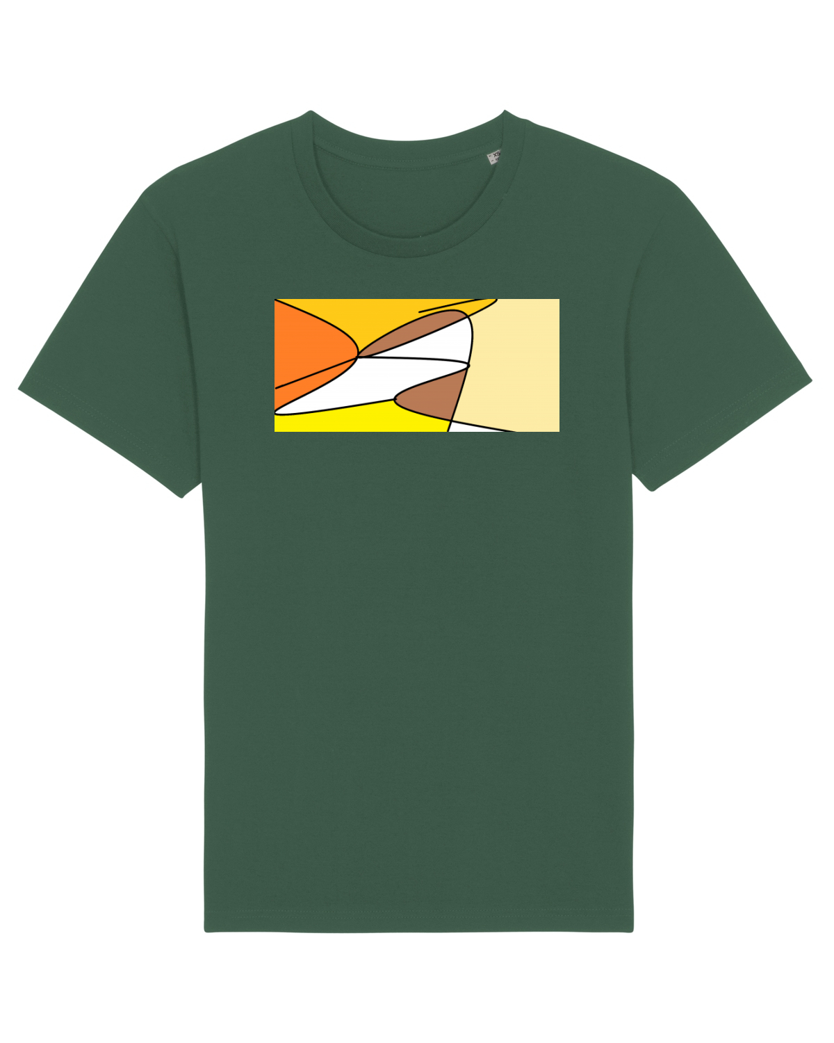 Tricou mânecă scurtă Unisex Rocker Bottle Green