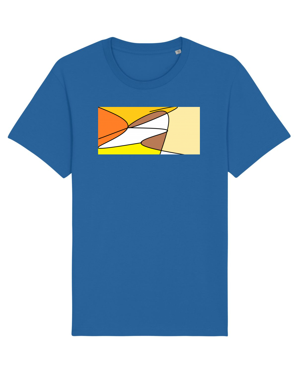 Tricou mânecă scurtă Unisex Rocker Royal Blue