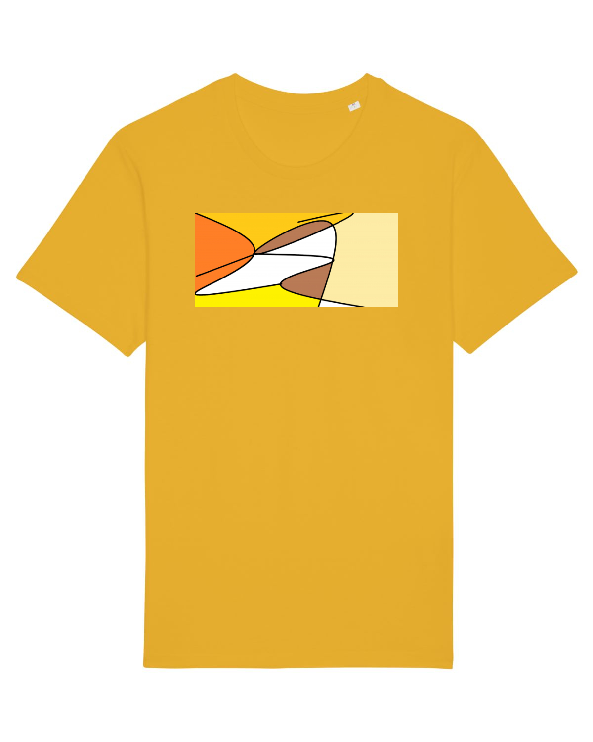 Tricou mânecă scurtă Unisex Rocker Spectra Yellow