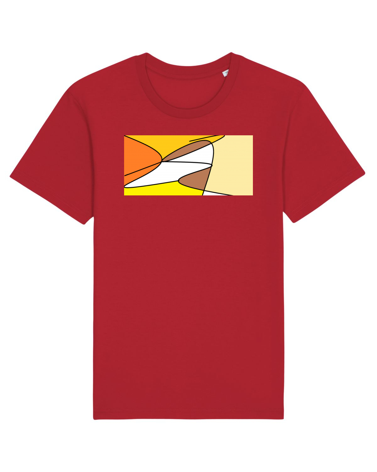 Tricou mânecă scurtă Unisex Rocker Red