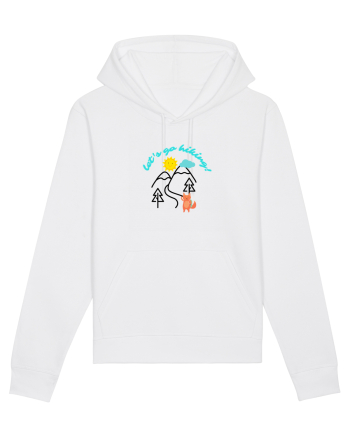 Let's Go Hiking! White