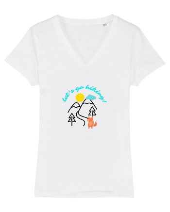 Let's Go Hiking! White