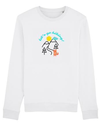Let's Go Hiking! White