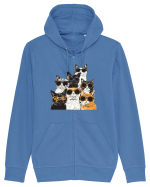 Cool Cat Squad Hanorac cu fermoar Unisex Connector