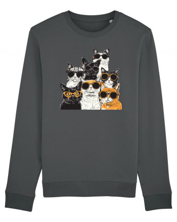 Cool Cat Squad Bluză mânecă lungă Unisex Rise