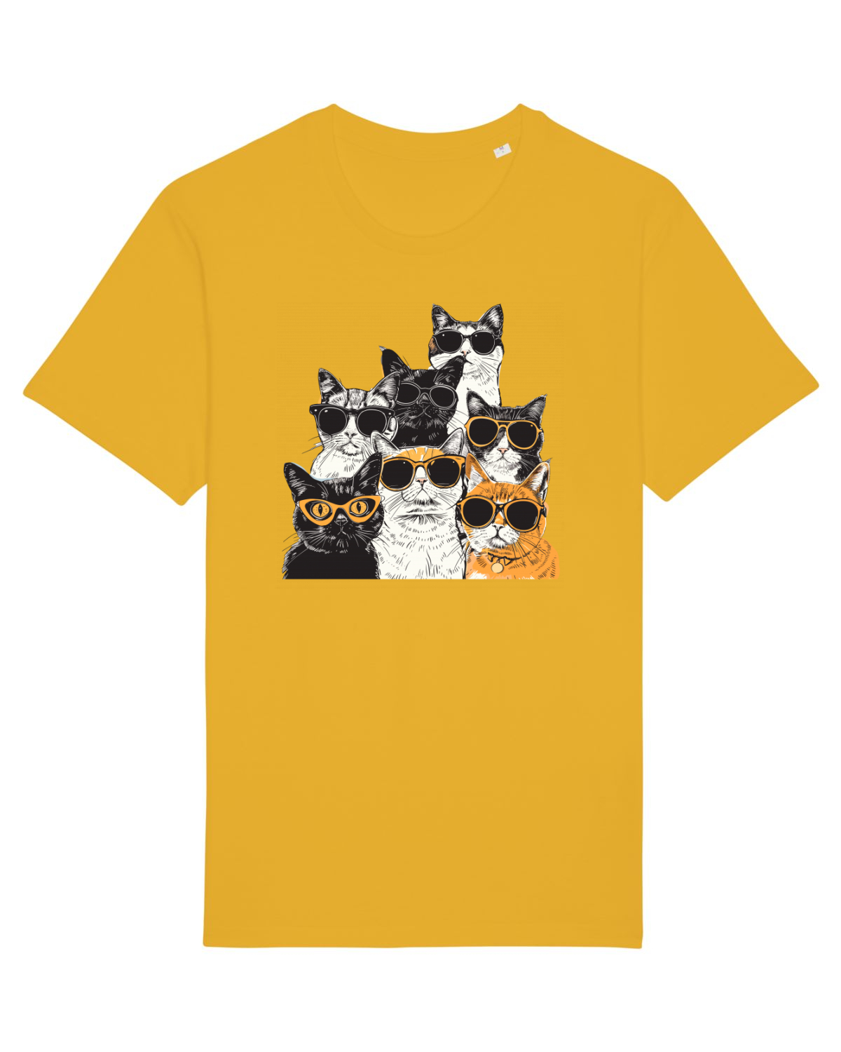 Tricou mânecă scurtă Unisex Rocker Spectra Yellow