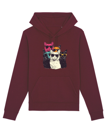 Pisici cool Burgundy