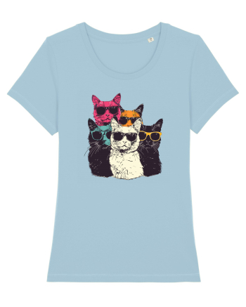 Pisici cool Sky Blue
