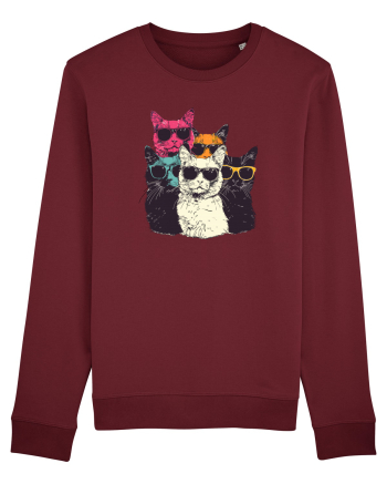 Pisici cool Burgundy
