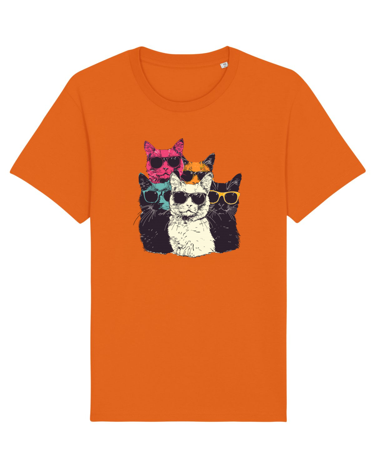Tricou mânecă scurtă Unisex Rocker Bright Orange
