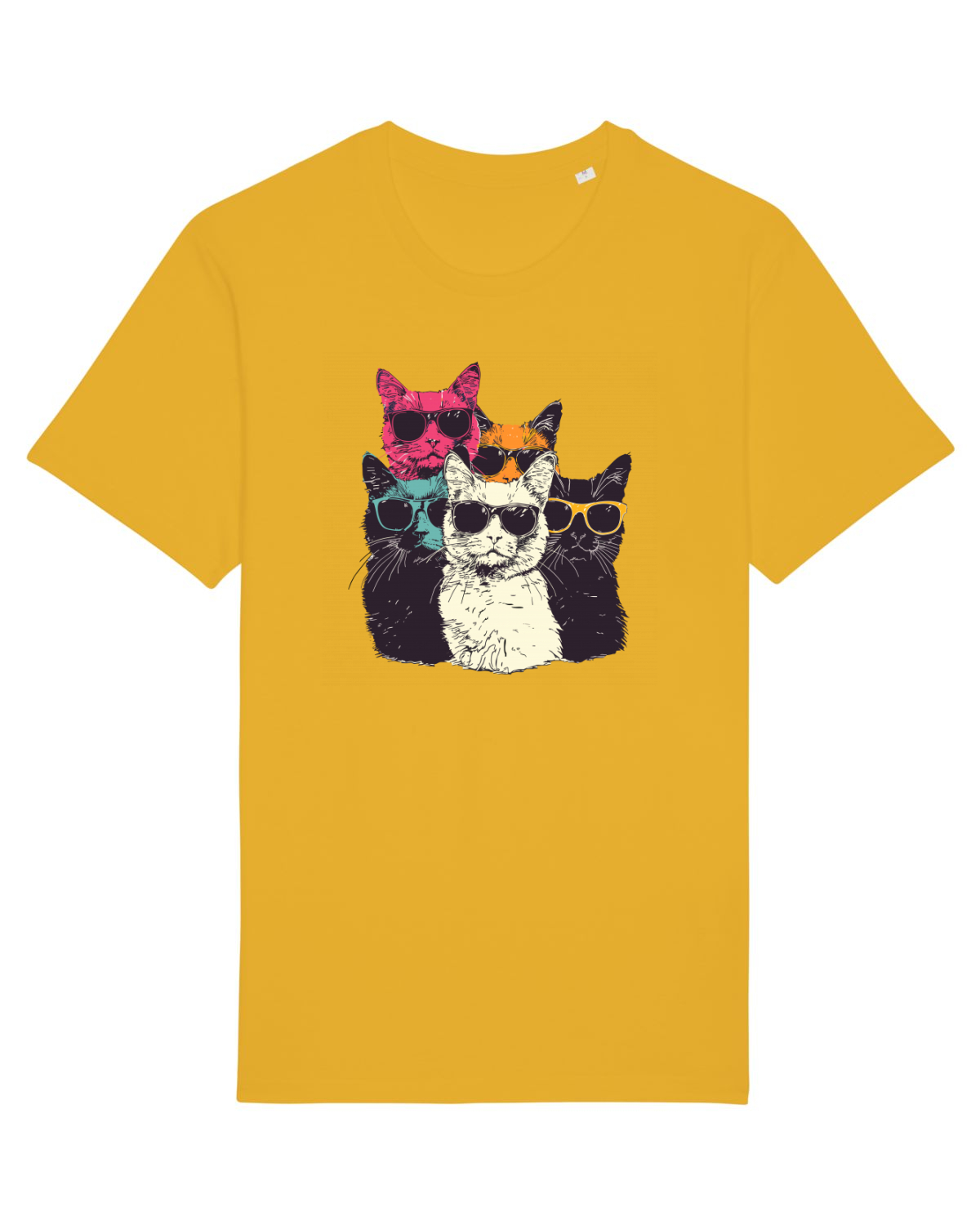 Tricou mânecă scurtă Unisex Rocker Spectra Yellow