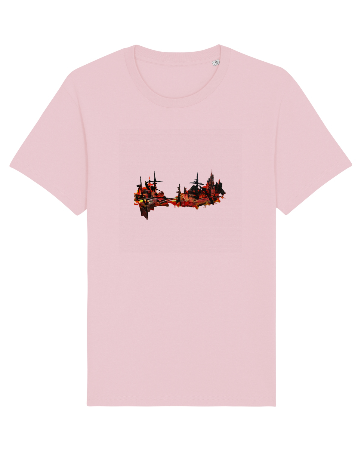 Tricou mânecă scurtă Unisex Rocker Cotton Pink