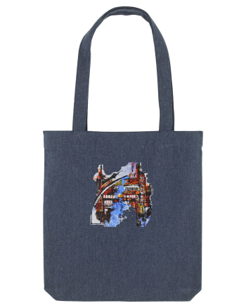 Abstract Design Midnight Blue