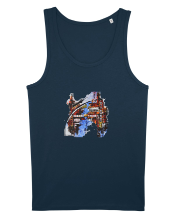 Abstract Design Navy