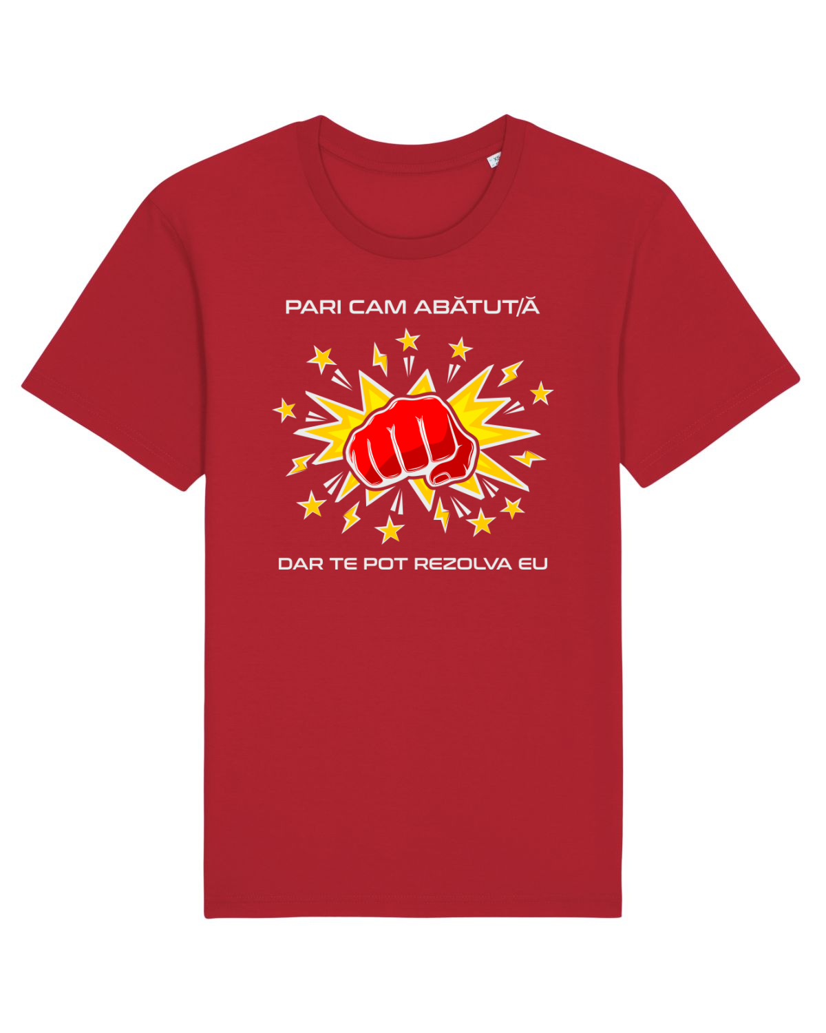 Tricou mânecă scurtă Unisex Rocker Red