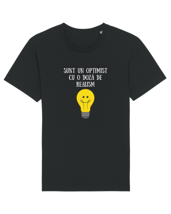 SUNT OPTIMIST - REALIST Black