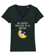 ABSENT DE LA ADULTING Tricou mânecă scurtă guler V Damă Evoker