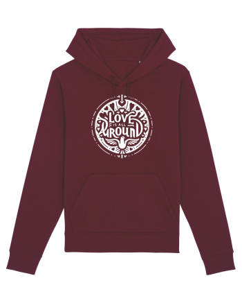 Love is all around  Burgundy