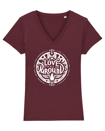 Love is all around  Burgundy